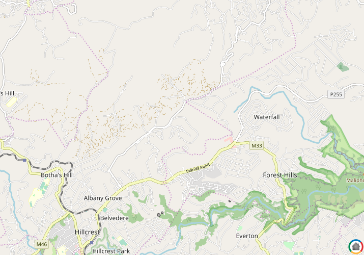 Map location of Langefontein